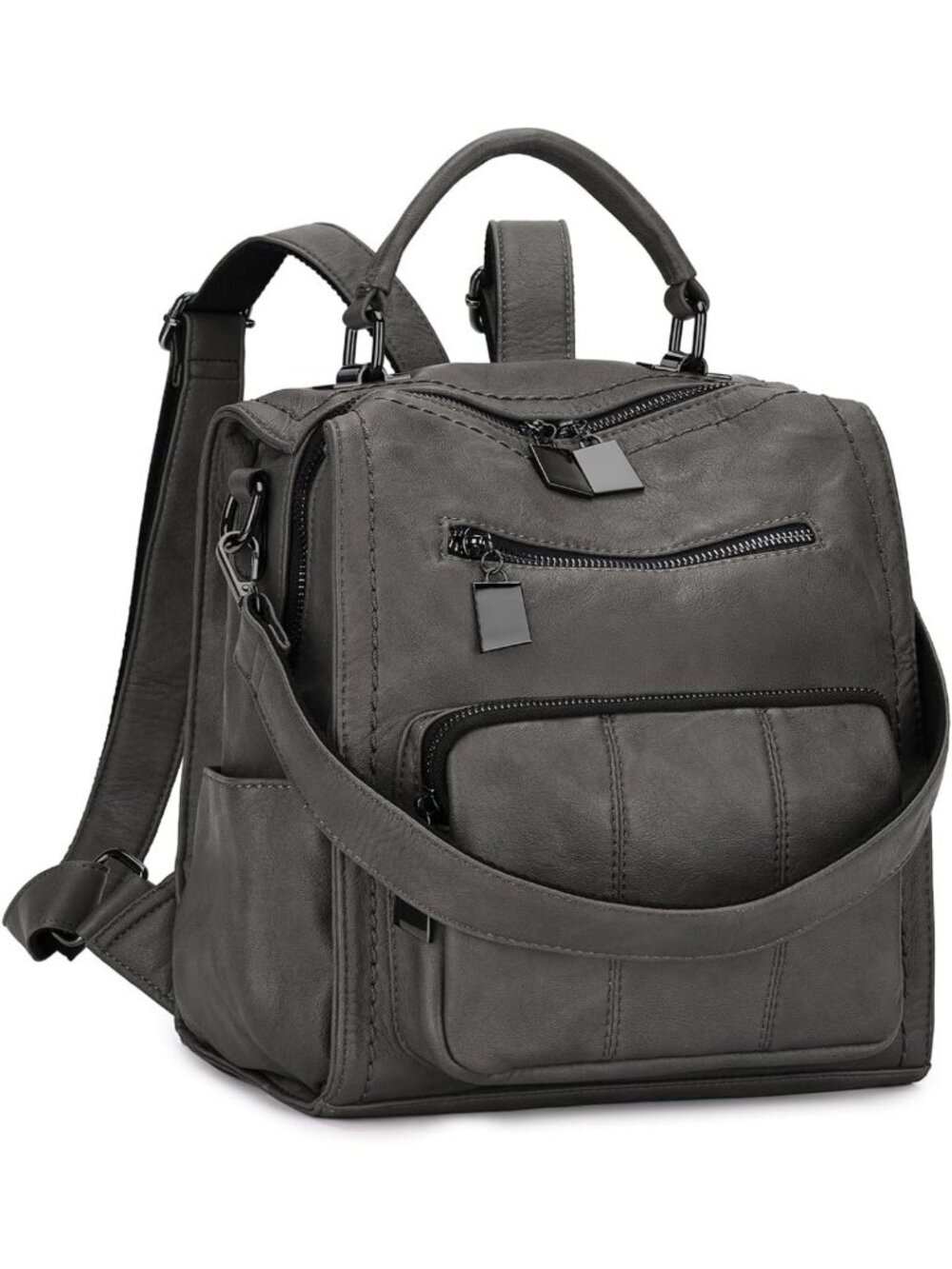 Stylish Vegan Leather Backpack Purse for Women - Trendy Handbag for Everyday Use